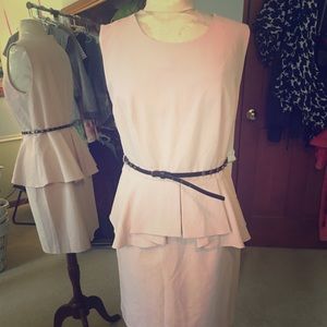 Forever 21 Pink Peplum Dress